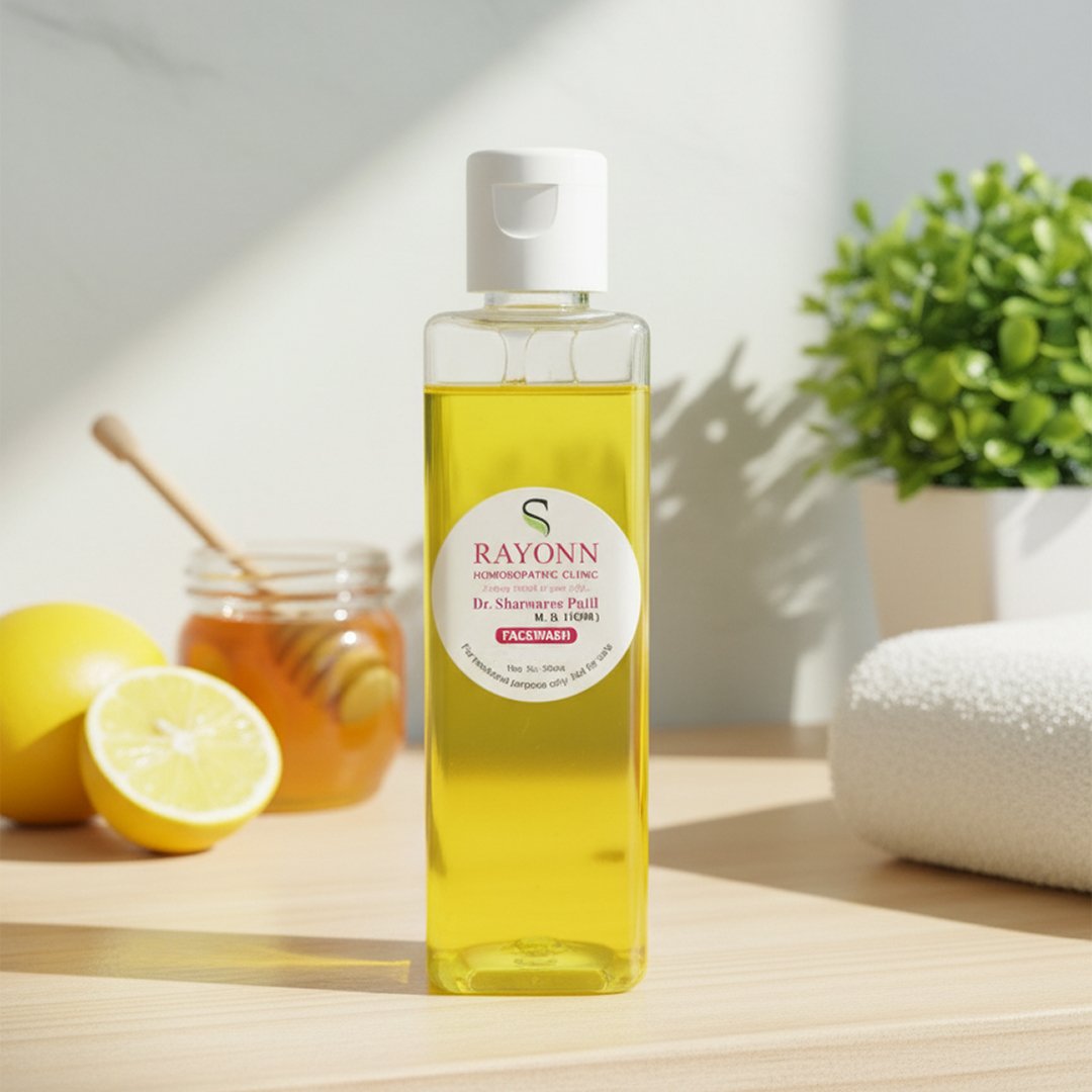 Face wash with lemon & honey extract