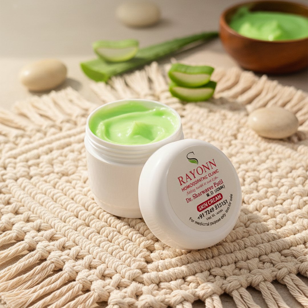 Skin cream with alovera extract